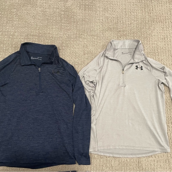 Under Armour Boys Youth Golf Shorts and Golf 1/4 Zips - Picture 2 of 15